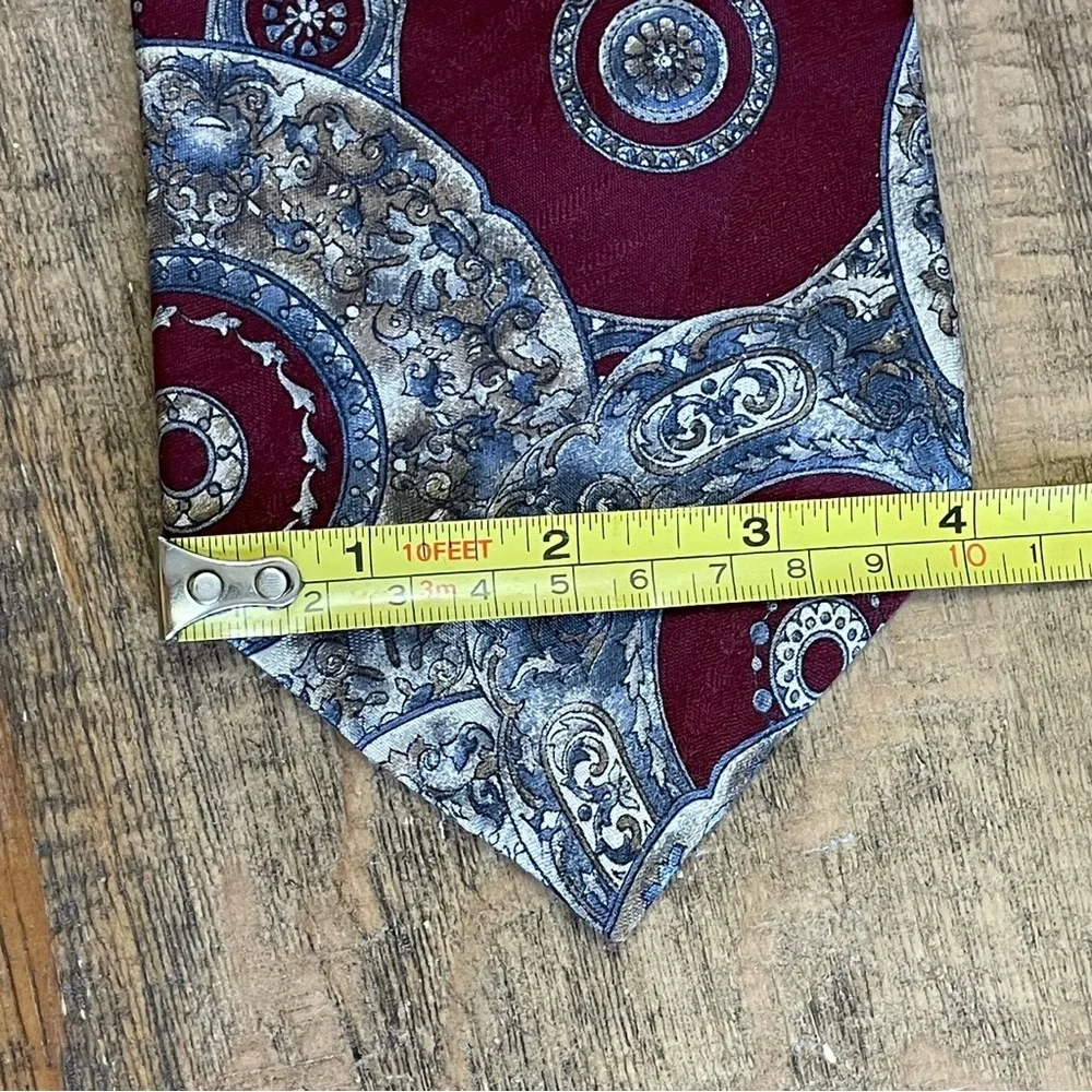 OSCAR DE LA RENTA Couture Collection geometric Silk Tie
